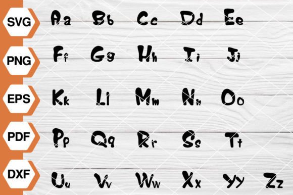 A to Z Alphabet SVG Graphics & Illustrations Review