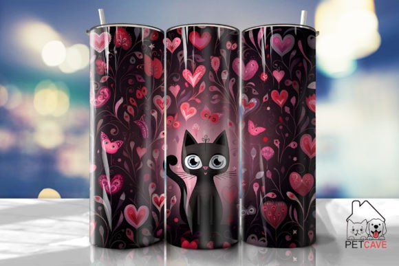 Colorful Cat-Themed Tumbler Wrap 2: Embroidery Design Review