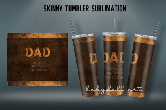 DAD Tumbler Sublimation Graphics for Crafts Publishing