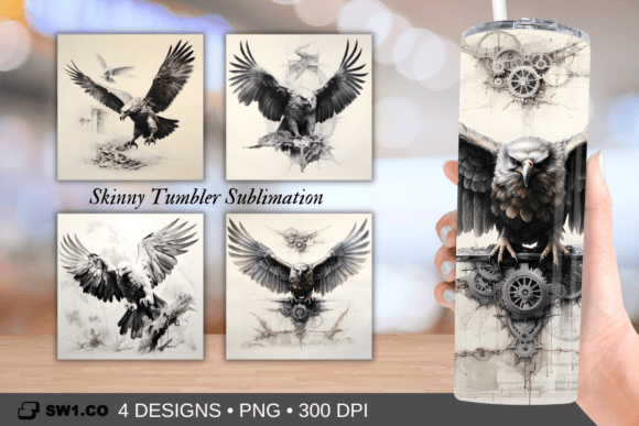 Hawk Pencil Drawing Tumbler Sublimation: Embroidery Review