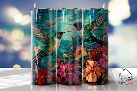 Hummingbird Flower Tumbler 20oz 5: Graphics & Crafts Review