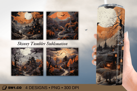 Hunted House Tumbler Sublimation Wrap: An Embroidery Designer’s Honest Breakdown