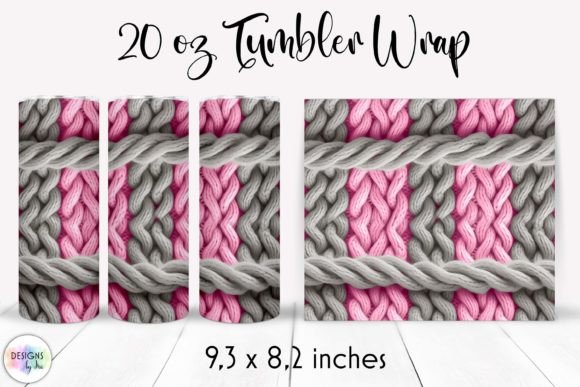Knitted Tumbler Wrap Design 20 Oz Graphics Review