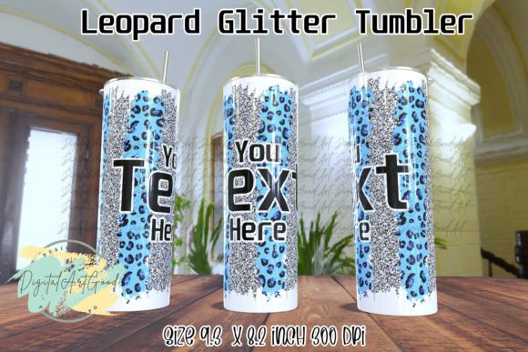 Leopard Glitter Tumbler: Graphics & Print Template Review