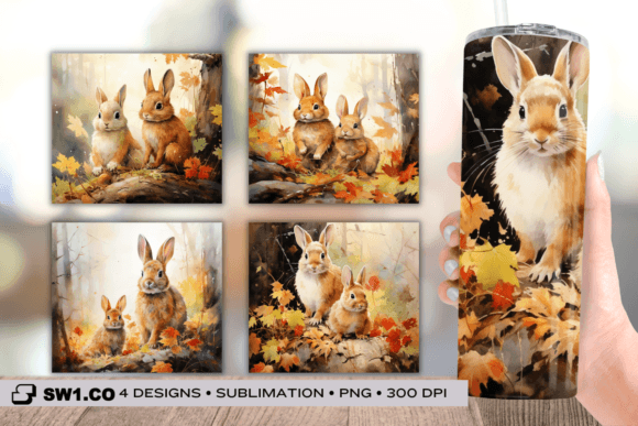Rabbit Painted Tumbler Sublimation Wrap: A Designer's Honest Review for Real Craft Projects