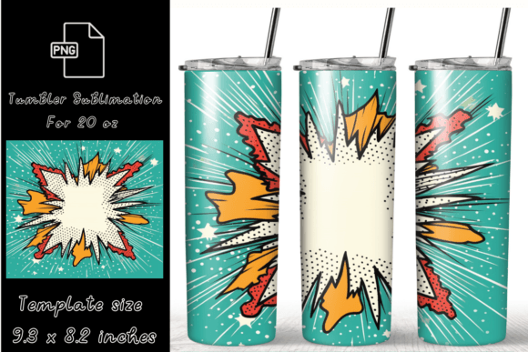 Retro Doodle 20 Oz Tumbler Wrap Graphics