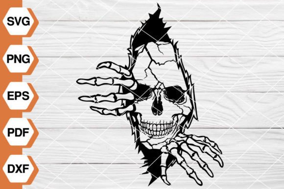 Skull in the Wall SVG EP-130: Graphics & Illustrations Review