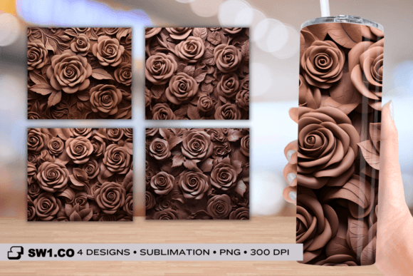 Tooled Leather Roses Tumbler Graphics & Crafts Review