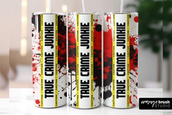 True Crime Junkie Tumbler Sublimation: Graphics & Crafts