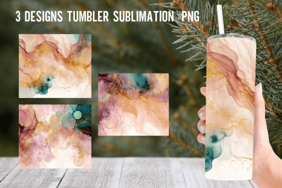 Watercolor Alcohol Tumbler Wrap Designs Reviewed
